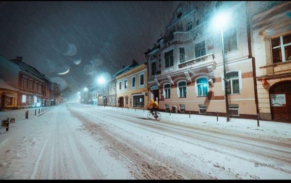 Listening to the Snow in Romania By Mariangela Bruzzi