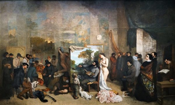 A source for Gustave Courbet’s famous The Painter’s Studio