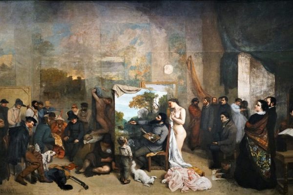 A source for Gustave Courbet’s famous The Painter’s Studio